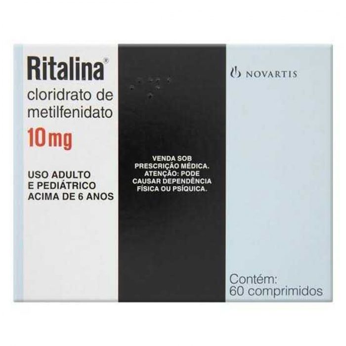 Ritalina ( Cloridrato de Metilfenidato ) 10mg 60 comp.